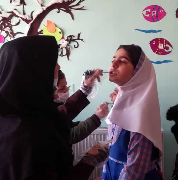 اجرای طرح های بهداشتی (وارنیش .فلوراید تراپی وآهن یاری)